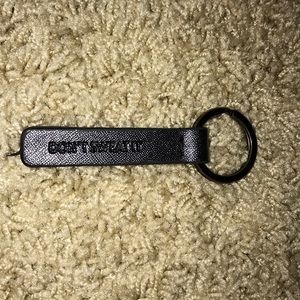 “Don’t sweat it” lululemon key chain